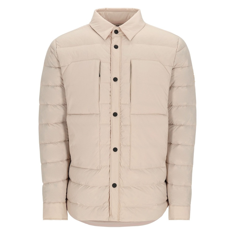 Obermeyer® Men's MEDIUM‎ Explorer™ Down Shirt Jacket in Cement - $249